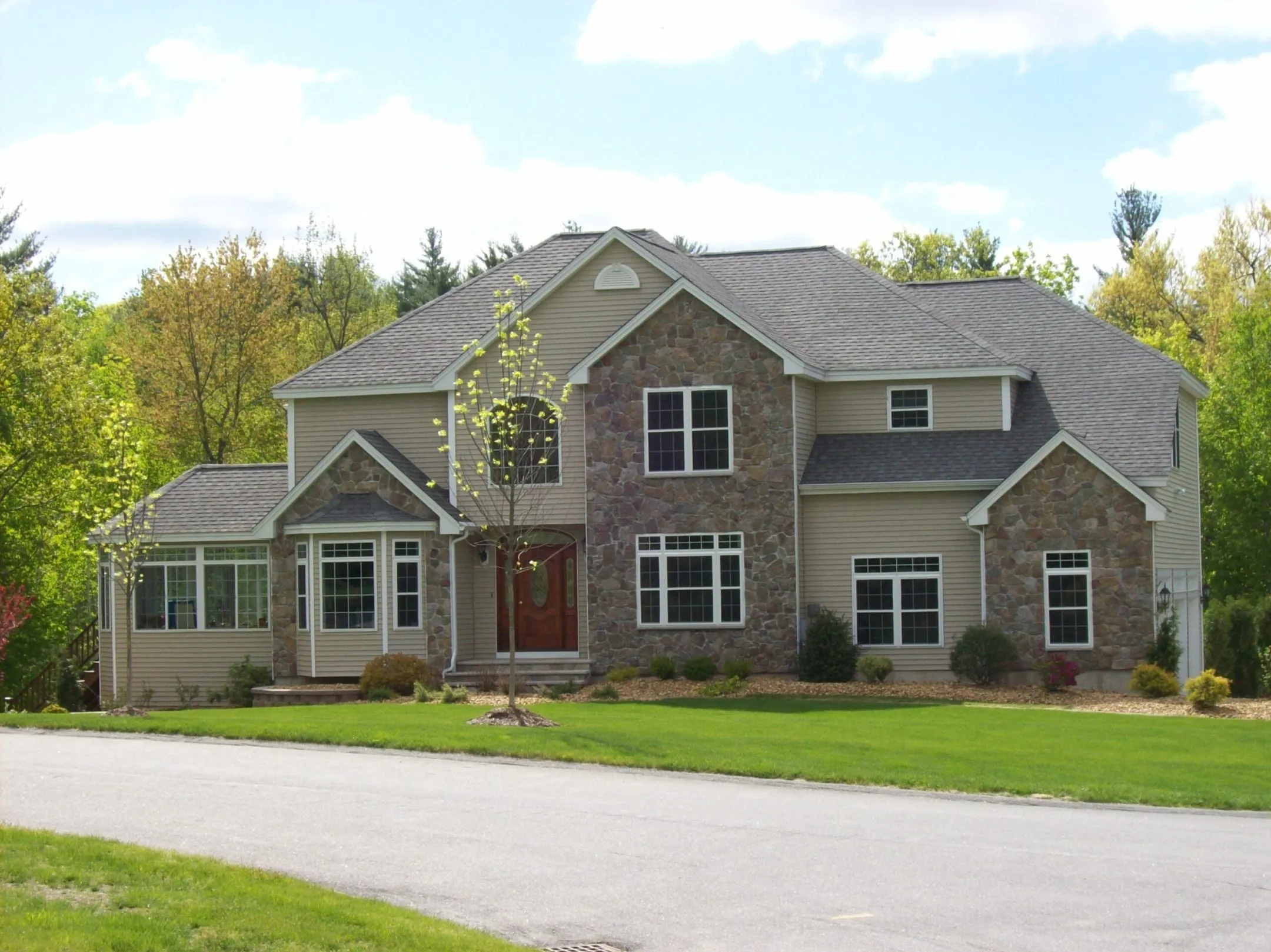 Finished home exterior ready for the final walkthrough with CJM Builders